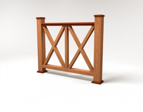 Ограждение из ДПК FG7 терракот купить в Тосно