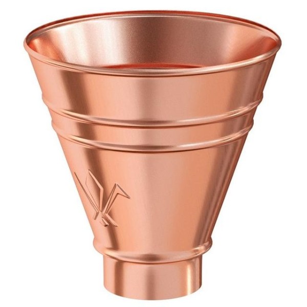 Водосток Aquasistem, система 150/100 - Воронка водосборная круглая медная купить в Тосно