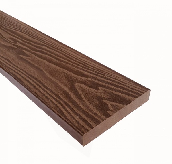 Террасная доска из ДПК Terrapol Смарт 3D Полнотелая без паза Орех Милано купить в Тосно