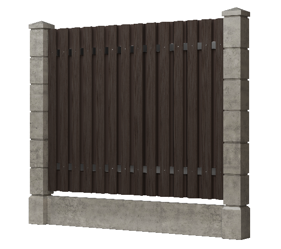 Заборная доска GRINDERDECO, ДПК, тиснение "дуб" Венге купить в Тосно