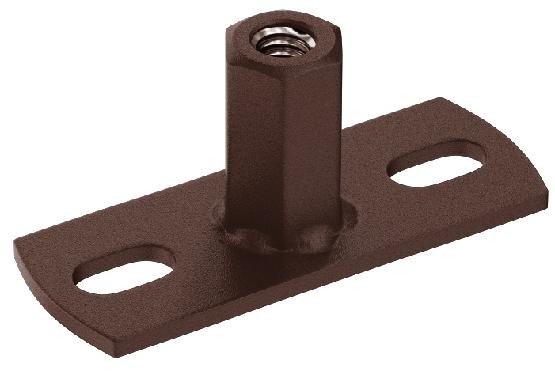 Водосток Aquasistem, Система 150/100 - Держатель для хомута под метиза RAL 8017 Коричневый matt купить в Тосно