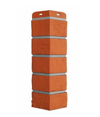 Угол Grand Line состаренный кирпич премиум Терракотовый (шов RAL 7006) купить в Тосно