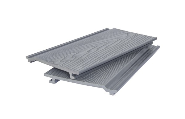 Фасадная доска POLIVAN GROUP 3D фактура дерева DENPASAR серый купить в Тосно