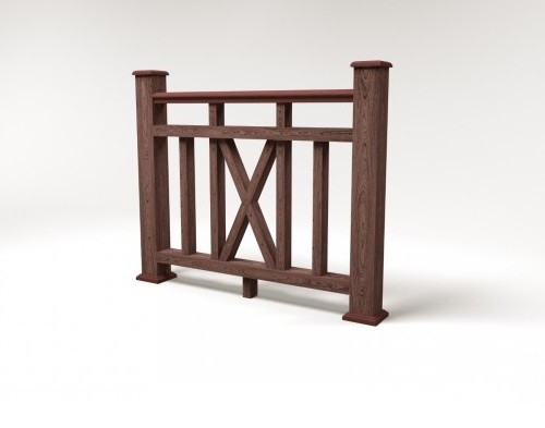 Ограждение из ДПК FG6 шоколад купить в Тосно