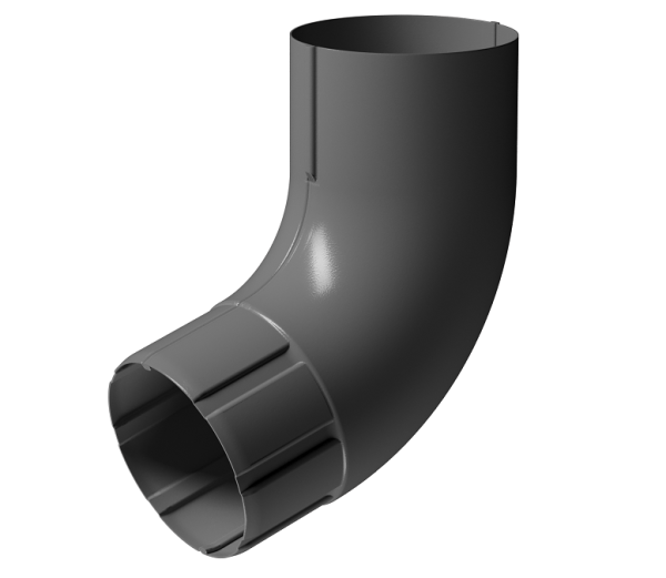 Колено 72° D90 Döcke STAL PREMIUM Графит, (RAL 7024) купить в Тосно