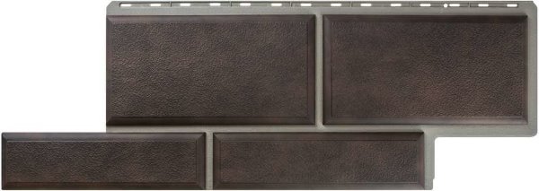 Фасадная панель камень Флорентийский коричневый купить в Тосно