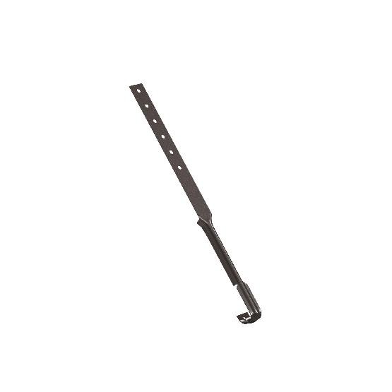 Водосток Aquasistem, система 125x90 - Поддержка желоба RR 32 Тёмно-Коричневый купить в Тосно