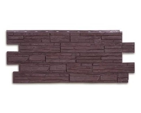 Фасадная панель T-Сайдинг-Альпийская сказка ЭКО-1 Браун купить в Тосно