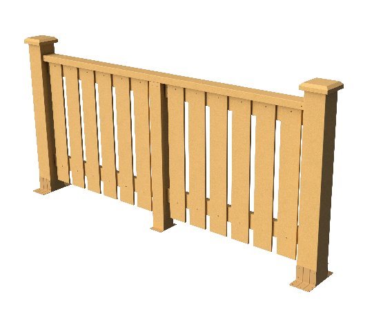 Ограждения декоративное ДПК GRINDERDECO Вилидж песчаник купить в Тосно