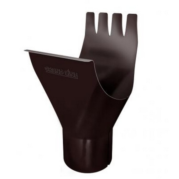 Водосток Grand Line 150x100 – Воронка желоба RAL 8017 купить в Тосно