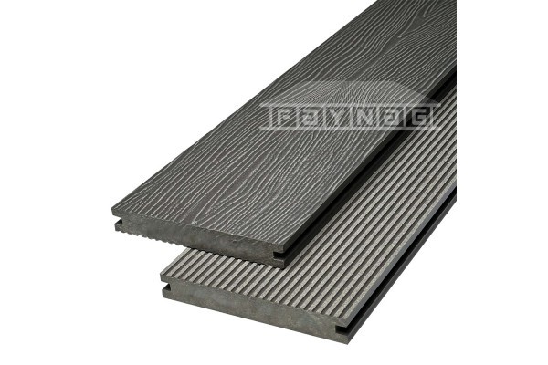 Террасная доска из ДПК Faynag Premium Massive 3D — Графит купить в Тосно