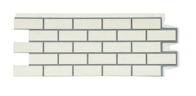 ФП Grand Line состаренный кирпич премиум Молочный (шов RAL 7006)