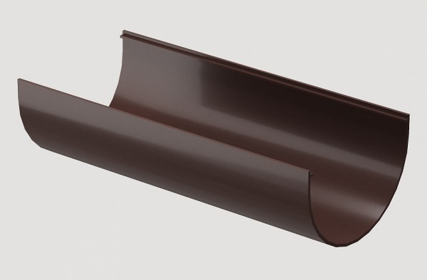 Желоб водосточный ПВХ Docke STANDART Тёмно-коричневый купить в Тосно