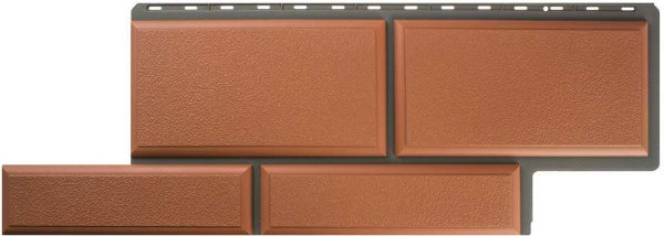 Фасадная панель камень Флорентийский терракотовый купить в Тосно