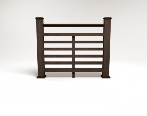 Ограждение из ДПК FG4 венге купить в Тосно