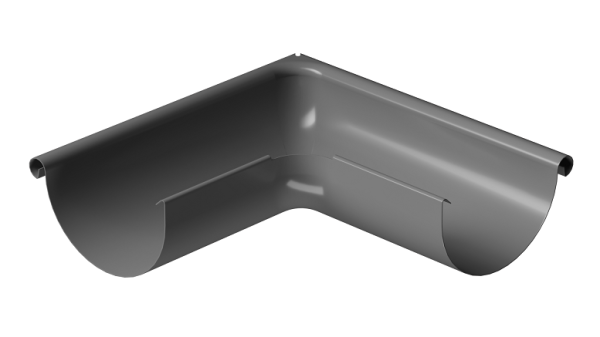 Угол внешний 90° D125 Döcke STAL PREMIUM Графит, (RAL 7024) купить в Тосно