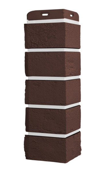 Угол Grand Line состаренный кирпич Элит каштан, ШОВ белай купить в Тосно