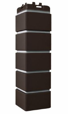 Угол Grand Line клинкерный кирпич ПРЕМИУМ Шоколад (шов RAL 7006)