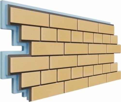 Термопанели Доломит Кирпич 40 мм Жёлтый купить в Тосно