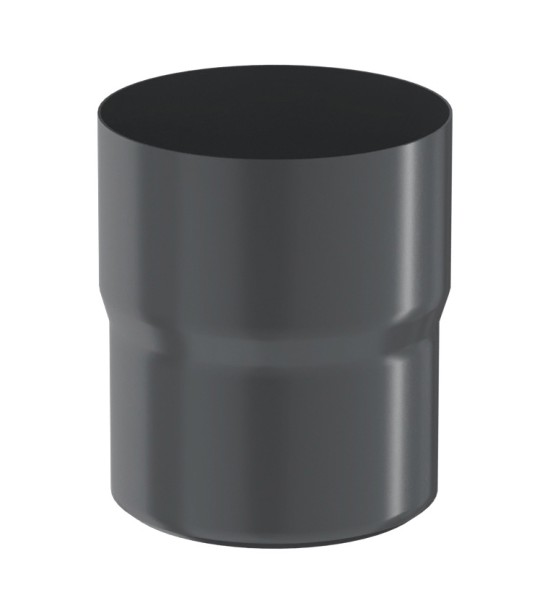 Водосток Aquasistem, система 125x90 - Соединитель трубы RAL 7024 Тёмно-серый купить в Тосно