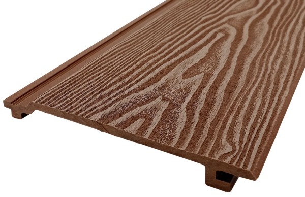 Сайдинг Darvolex 185x19x3000мм, 3D тиснение Коричневый купить в Тосно