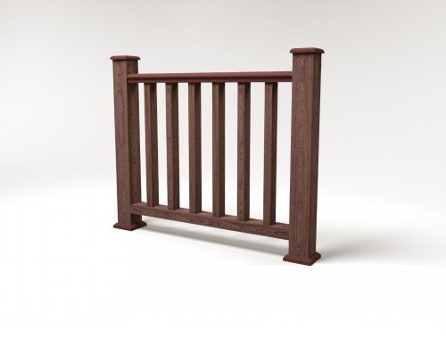 Ограждение из ДПК FG5 шоколад купить в Тосно