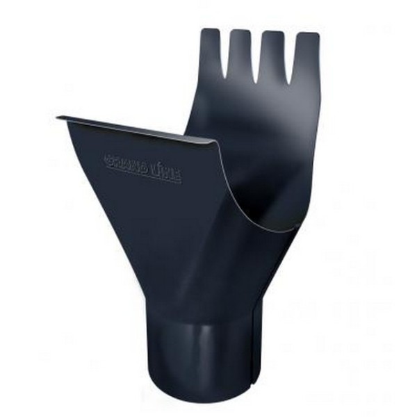 Водосток Grand Line 125x90 – Воронка желоба RAL 7024 купить в Тосно