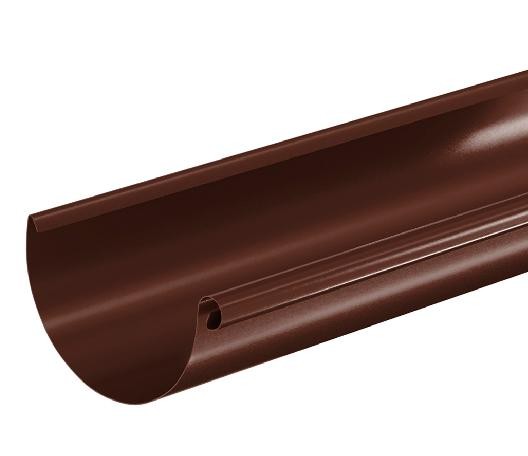 Водосток Aquasistem, система 150/100 - Водосточный желоб 3.00м RAL 8017 Коричневый купить в Тосно