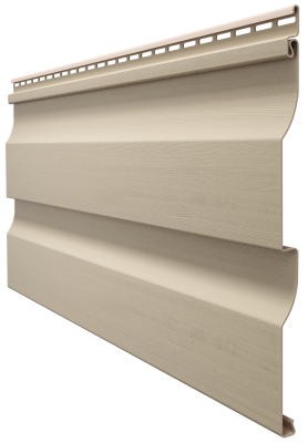 Виниловый сайдинг docke (дёке) - профиль D4,5D, крем-брюле