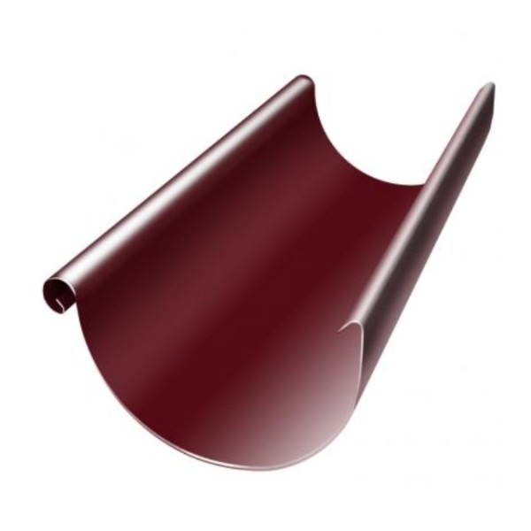 Водосток Grand Line 125x90 – Полукруглый желоб 3 метра RAL 3005 купить в Тосно