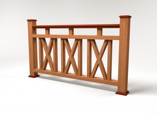 Ограждение из ДПК FG3 терракот купить в Тосно