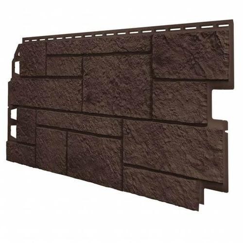 Фасадные панели ТЕХНОНИКОЛЬ Оптима Песчаник Тёмно-коричневый купить в Тосно