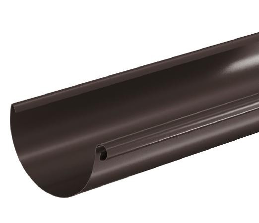 Водосток Aquasistem, система 125x90 - Водосточный желоб 3.00м RR 32 Тёмно Коричневый купить в Тосно