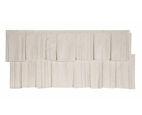 Фасадная панель T-Сайдинг-Щепа дуб ЭКО-1 Белый купить в Тосно