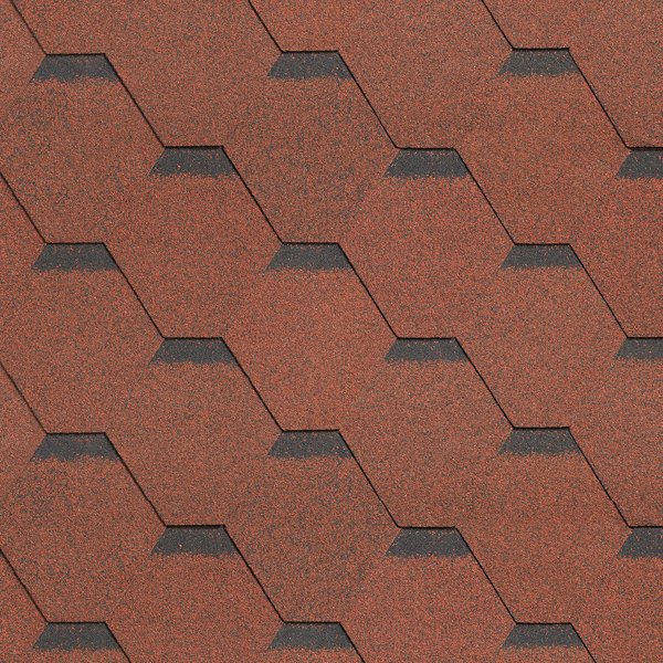 Гибкая черепица Shinglas, серия Ультра, коллекция Самба – Рубин купить в Тосно