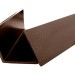 Уголок ДПК для сайдинга 70x70x3000мм Коричневый купить в Тосно