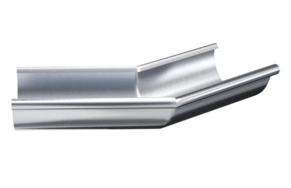 Водосток Aquasistem, Система 125x90 - Угол желоба наружный оцинковка 135° купить в Тосно