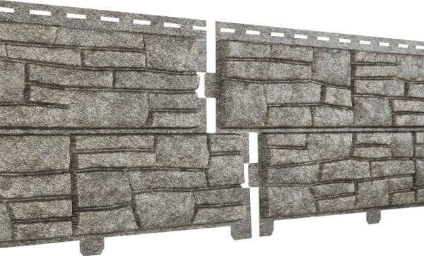 Фасадная панель Ю-пласт Стоун хаус сланец Бежевый купить в Тосно