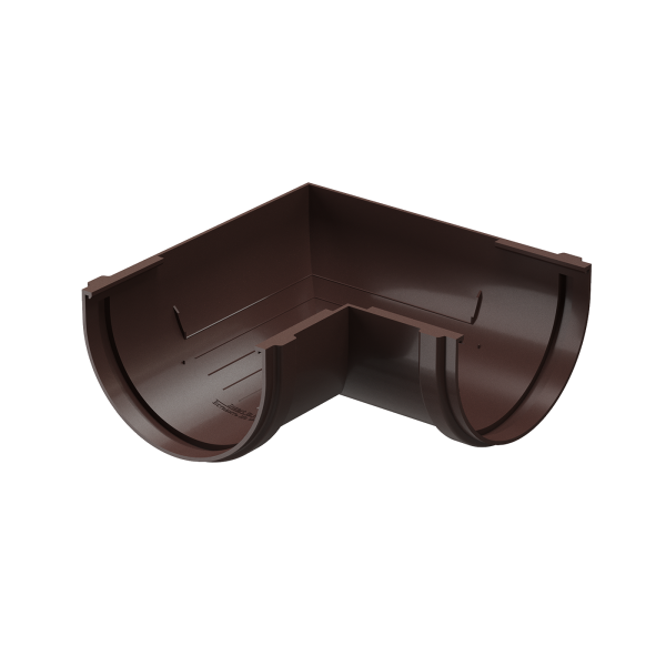 Угол желоба универсал 90˚ Docke Premium ПВХ - Шоколад купить в Тосно