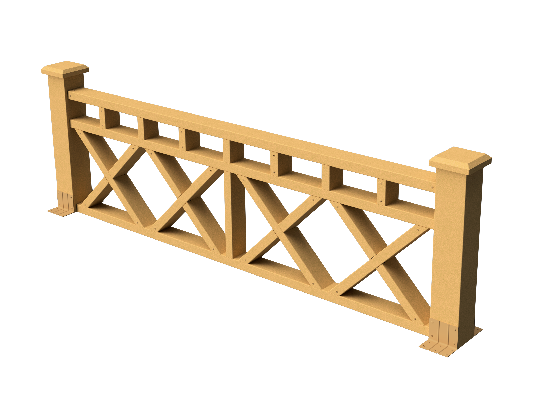 Ограждения декоративное ДПК GRINDERDECO  Бэйли песчаник купить в Тосно