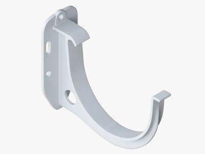 Водосток Альта-Профиль ПВХ – Кронштейн желоба водосточный (белый)