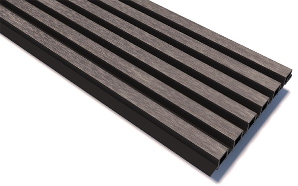 Реечные панели WOODVEX Lines Ultra Smoke gray купить в Тосно