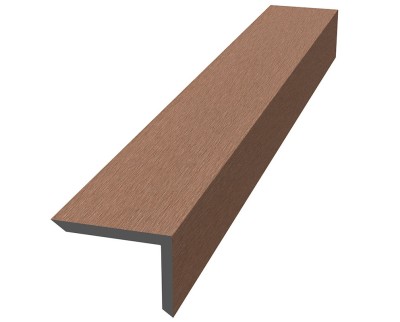 Уголок ДПК для террасной доски NauticPrime, 60x40x2900мм Кедр