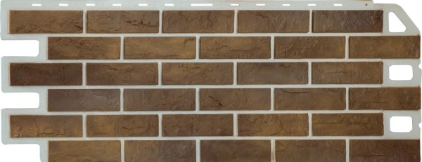 Фасадная панель Альта-Профиль Кирпич Рустикальный 02 купить в Тосно