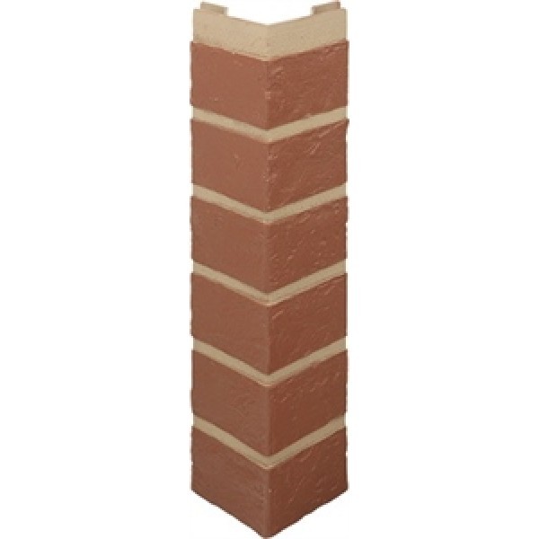 Наружный угол кирпич (красный), 0,47 х 0,1м купить в Тосно