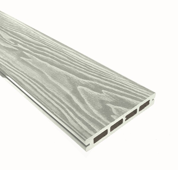 Террасная доска из ДПК Terrapol Смарт 3D Пустотелая с пазом Дуб беленый купить в Тосно