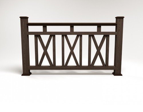 Ограждение из ДПК FG3 венге купить в Тосно