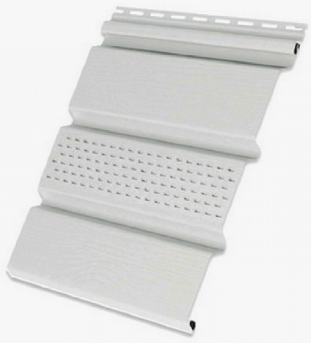 Софит с центральной перфорацией, белый купить в Тосно