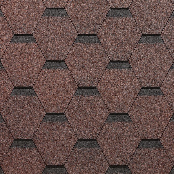 Гибкая черепица Docke, коллекция Сота – Красный купить в Тосно