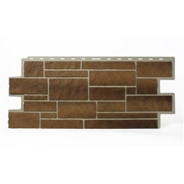 Цокольный сайдинг Tecos ImaBel “Камень” – Янтарь №705 купить в Тосно